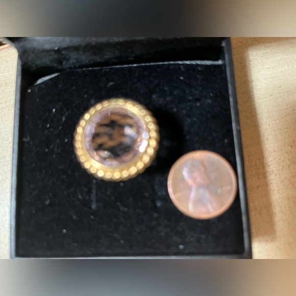 Pink Amethyst Rose de France NWT 14k Gold Ring 💕 - Picture 11 of 15